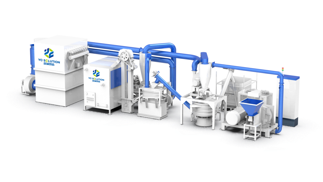 gravity separator, density separation, material sorting, recycling equipmentroller crusher, crushing equipment, material size reduction, recycling equipment